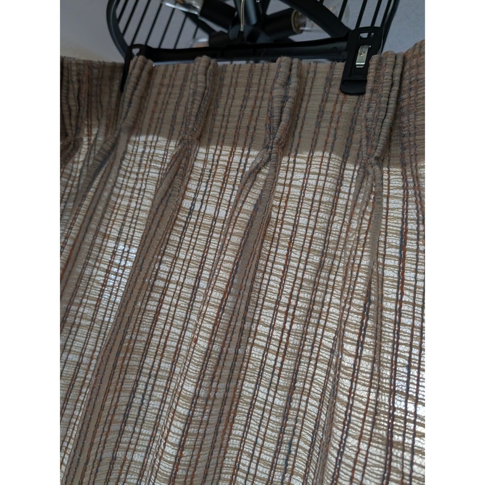 Montgomery Ward Retro Drapery Curtains 6 Pannels 22x 81 Inch.Very Good Cond.MCM